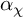 alpha Subscript chi