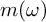 m left parenthesis omega right parenthesis