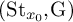 left parenthesis upper S t Subscript x 0 Baseline comma normal upper G right parenthesis