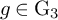 g element of normal upper G 3