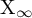 normal upper X Subscript infinity