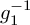 g 1 Superscript negative 1
