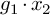 g 1 dot x 2