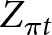 upper Z pi t