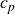c Subscript p