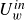 upper U Subscript w Superscript italic in