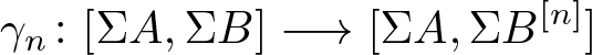 gamma n colon left bracket upper Sigma upper A comma upper Sigma upper B right bracket long right arrow left bracket upper Sigma upper A comma upper Sigma upper B left bracket n right bracket right bracket