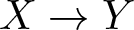 upper X right arrow upper Y