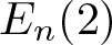 En left parenthesis 2 right parenthesis
