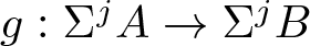g colon upper Sigma jA right arrow upper Sigma jB
