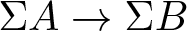 upper Sigma upper A right arrow upper Sigma upper B