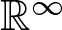 upper R infinity
