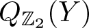 QZ 2 left parenthesis upper Y right parenthesis