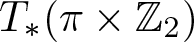 upper T asterisk left parenthesis pi times upper Z 2 right parenthesis