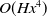 upper O left parenthesis upper H x Superscript 4 Baseline right parenthesis