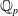 double struck upper Q Subscript p