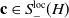 bold c element of upper S Subscript minus Superscript normal l normal o normal c Baseline left parenthesis upper H right parenthesis