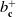 b Subscript bold c Superscript plus
