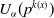upper U Subscript alpha Baseline left parenthesis p Superscript k left parenthesis x right parenthesis Baseline right parenthesis