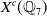 upper X Superscript c Baseline left parenthesis double struck upper Q 7 right parenthesis