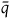 q overbar