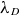 lamda Subscript upper D
