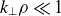 k Subscript up tack Baseline rho much less than 1