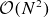 script upper O left parenthesis upper N squared right parenthesis