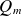 upper Q Subscript m