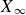 upper X Subscript normal infinity