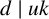 d vertical bar u k