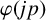 phi left parenthesis j p right parenthesis