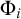 normal upper Phi Subscript i