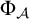 normal upper Phi Subscript script upper A