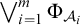 or Underscript i equals 1 Overscript m Endscripts normal upper Phi Subscript script upper A Sub Subscript i