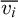 v Subscript i Baseline overbar