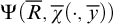 normal upper Psi left parenthesis upper R overbar comma ModifyingAbove chi With quotation dash left parenthesis dot comma y overbar right parenthesis right parenthesis