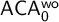 sans serif upper A upper C upper A sans serif 0 Superscript sans serif wo