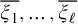 xi 1 overbar comma ellipsis comma xi Subscript script l Baseline overbar