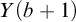 upper Y left parenthesis b plus 1 right parenthesis