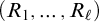 left parenthesis upper R 1 comma ellipsis comma upper R Subscript script l Baseline right parenthesis