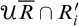 script upper U upper R overbar intersection upper R prime Subscript i