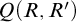 upper Q left parenthesis upper R comma upper R Superscript prime Baseline right parenthesis
