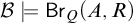 script upper B true sans serif upper B r Subscript upper Q Baseline left parenthesis upper A comma upper R right parenthesis