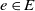 e element of upper E
