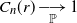 upper C Subscript n Baseline left parenthesis r right parenthesis long right arrow Underscript double struck upper P Endscripts 1