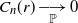 upper C Subscript n Baseline left parenthesis r right parenthesis long right arrow Underscript double struck upper P Endscripts 0