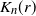 upper K Subscript n Baseline left parenthesis r right parenthesis