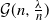 script upper G left parenthesis n comma StartFraction lamda Over n EndFraction right parenthesis