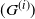 left parenthesis upper G Superscript left parenthesis i right parenthesis Baseline right parenthesis